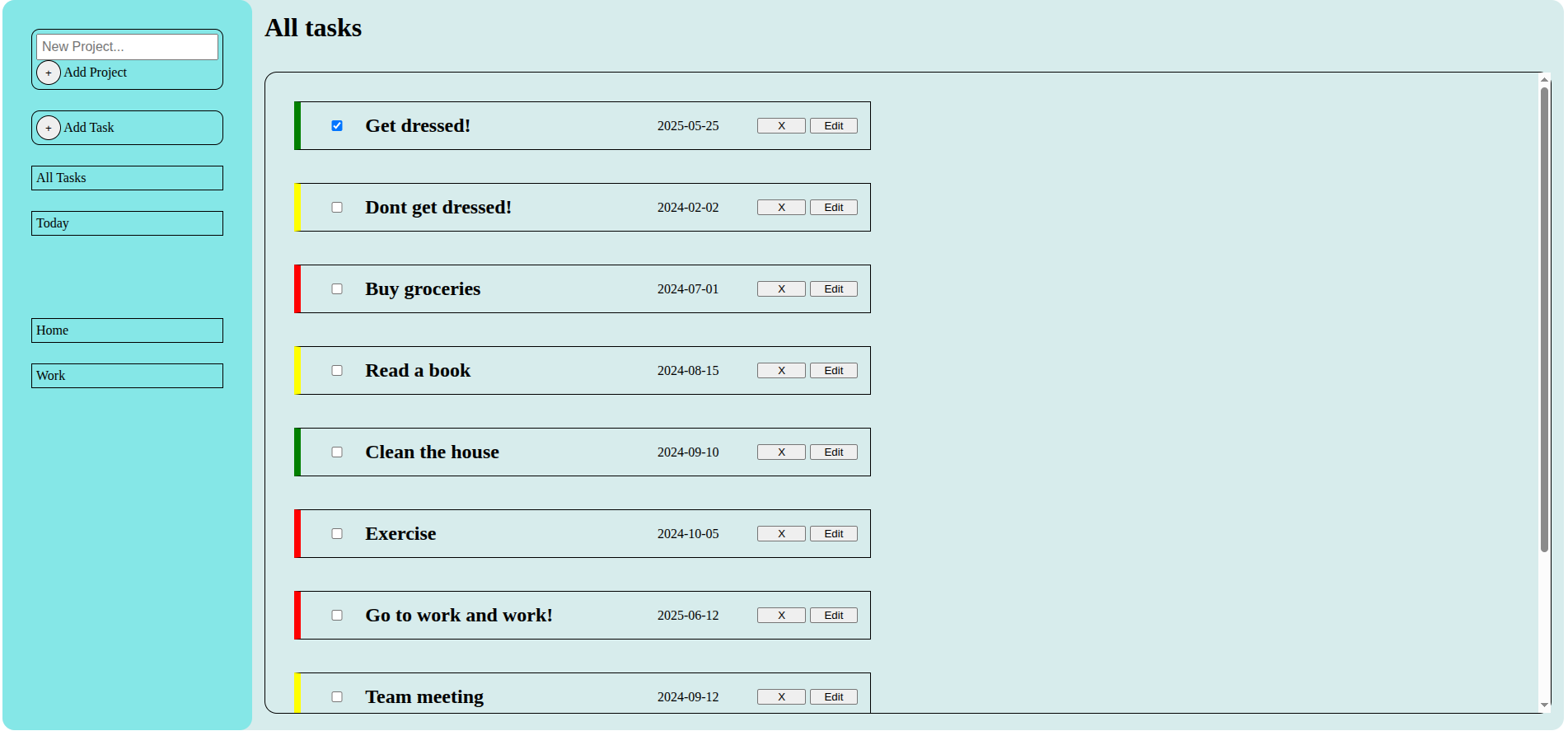 Todo list photo